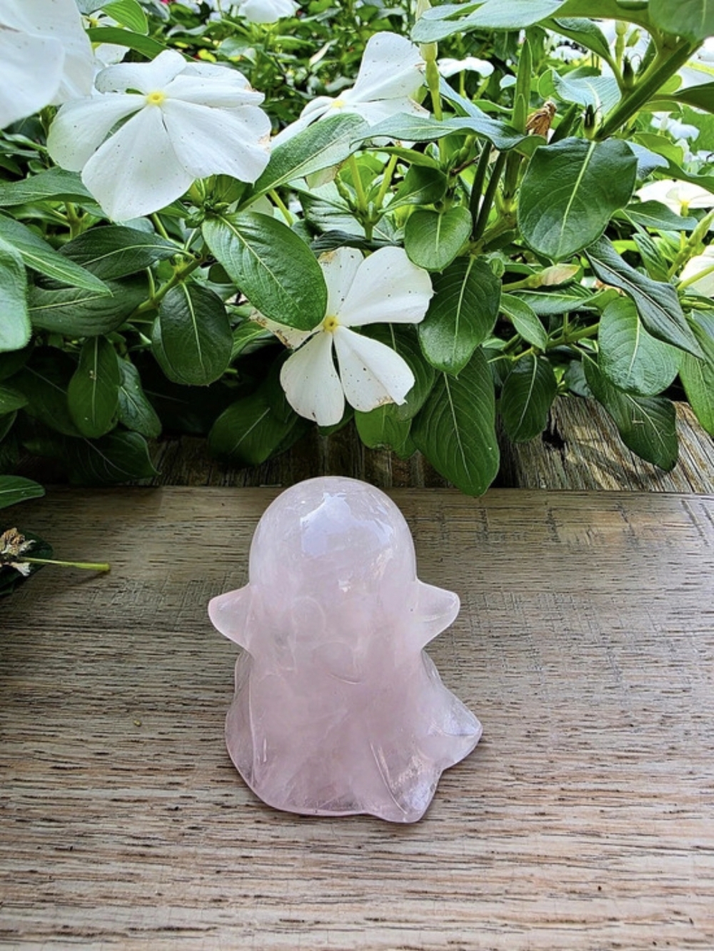 Pink Quartz Crystal Ghost